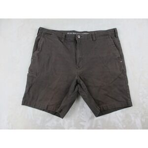 Duluth‎ Shorts Mens 38 Brown Chino Pockets Relaxed Fit Flex Ballroom Khakis*
